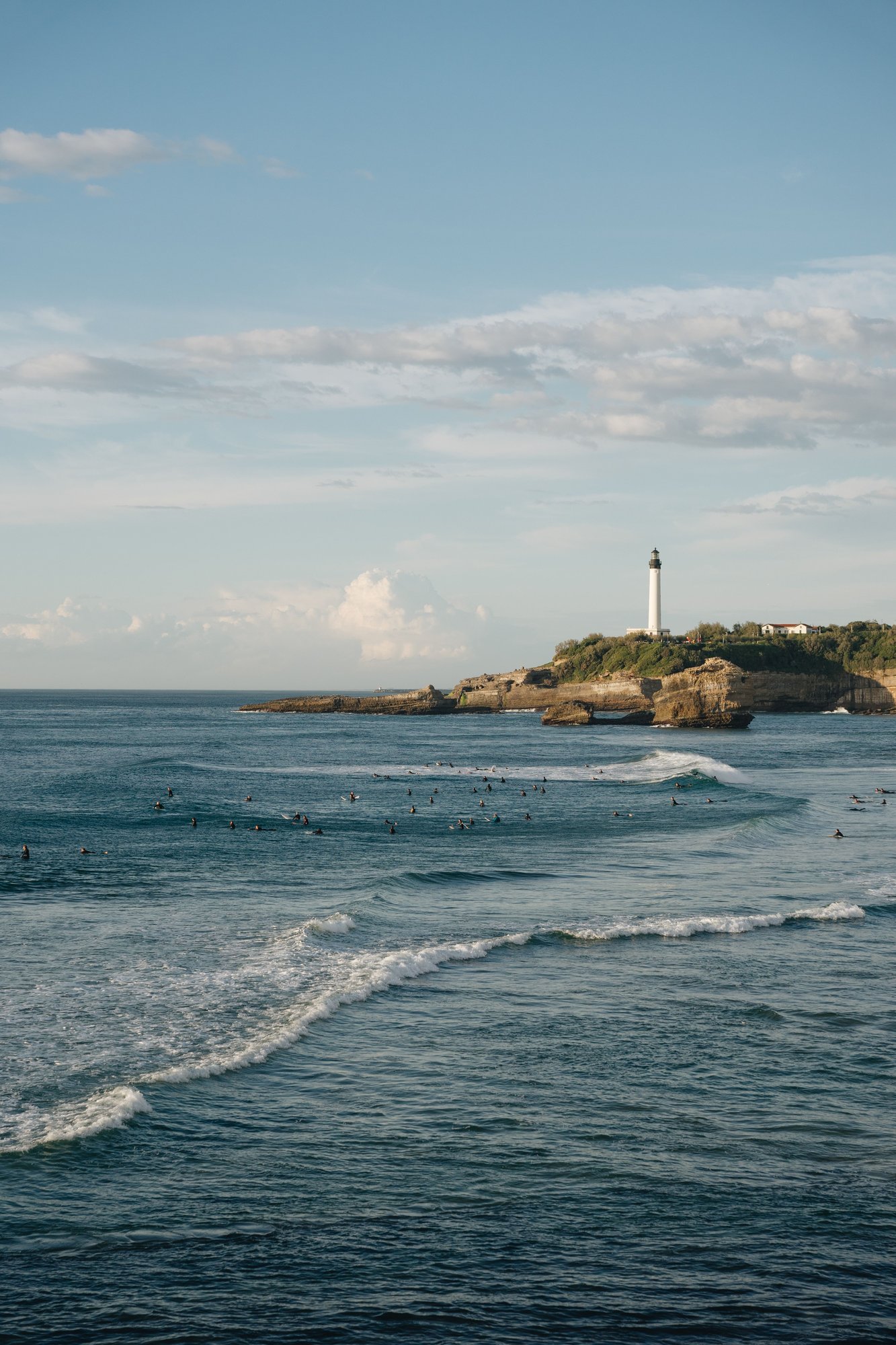 Séminaire d'entreprise à Biarritz, phare et océan